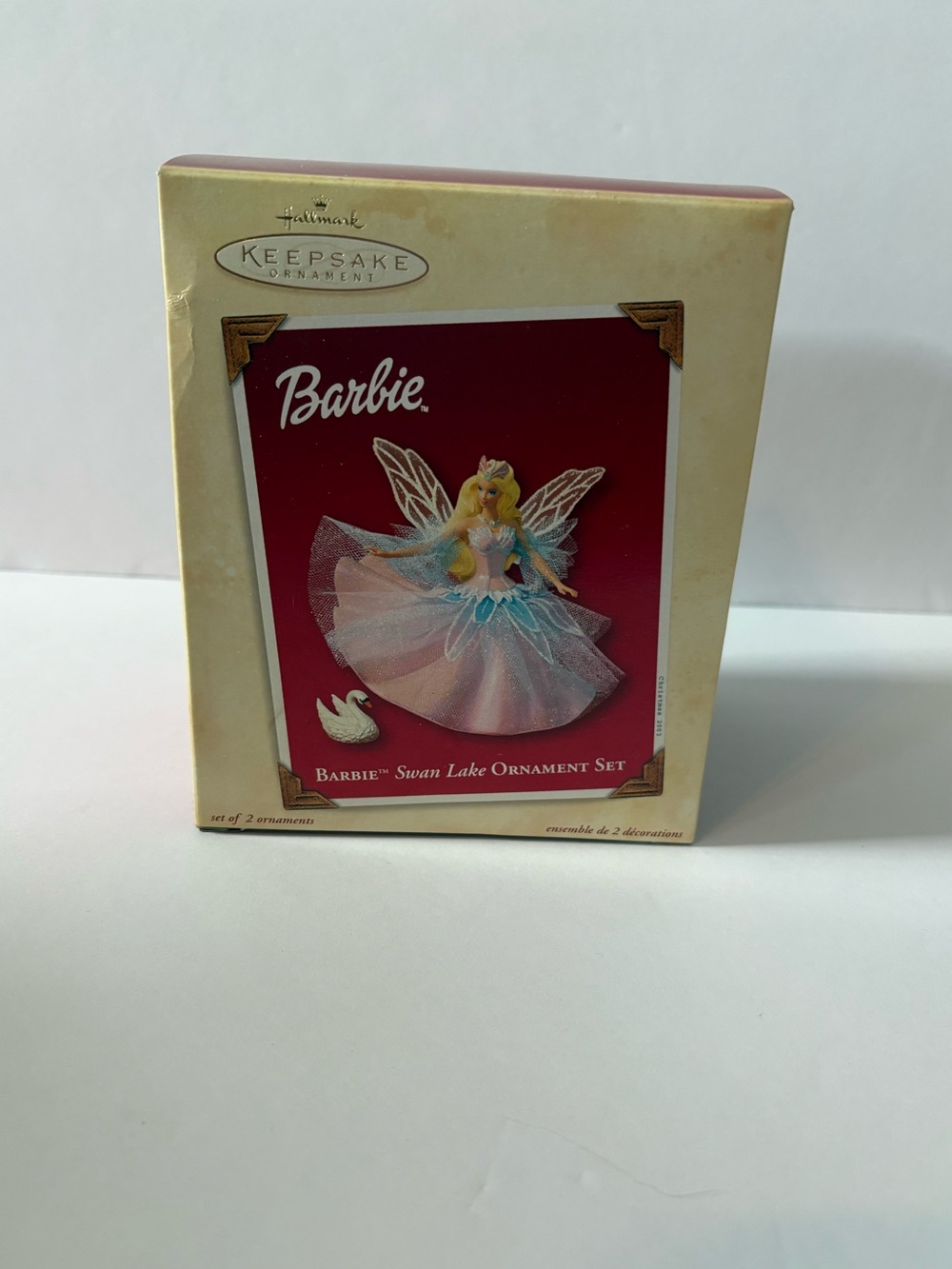 Barbie Swan Lake Ornament Set - Pink & Blue